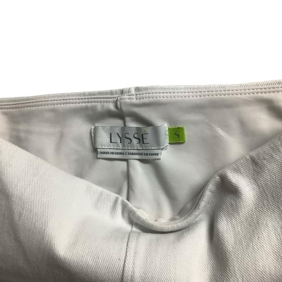 Lysse White Tulip Fringe Ankle Denim Jeans / Pants Size Small - Picture 6 of 11